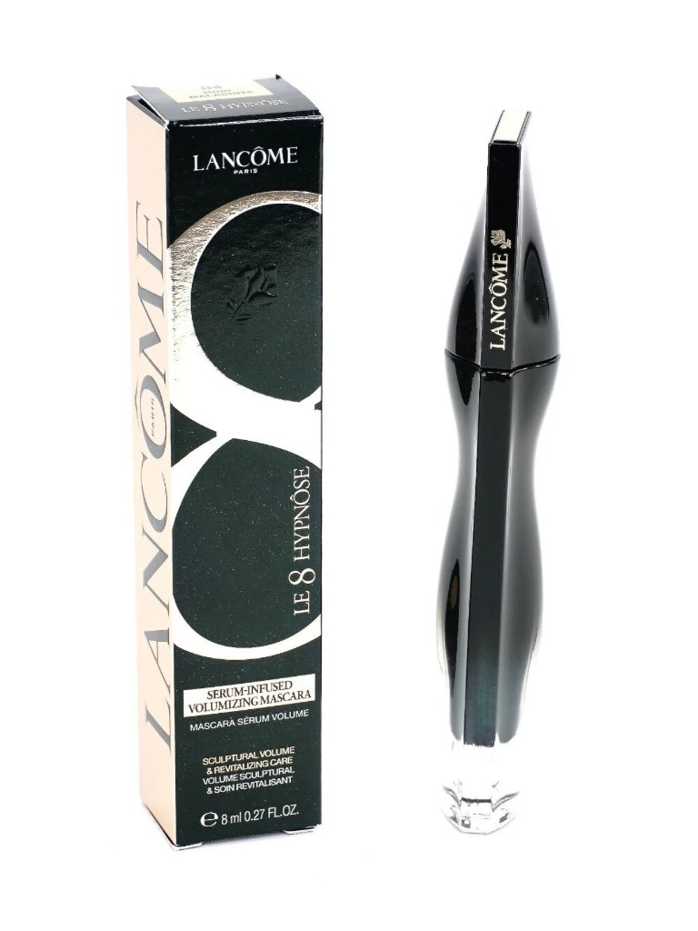 Lancôme Le 8 Hypnôse Mascara 04 Noir Volumizing Lash Care Full Size New